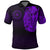 Viking Clothing Viking Odin Raven Tattoo Style Purple Version Polo Shirt RLT12 - Wonder Print Shop