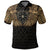 Viking Clothing Viking Odins Celtic Two Ravens Gold Version Polo Shirt RLT12 - Wonder Print Shop