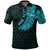 Custom Viking Polo Shirt Odins Celtic Ravens Cyan Version Polo Shirt RLT12 - Wonder Print Shop