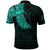 Viking Clothing Viking Odins Raven Tattoo Cyan Version Polo Shirt RLT12 - Wonder Print Shop