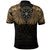 Viking Clothing Viking Odins Celtic Two Ravens Gold Version Polo Shirt RLT12 - Wonder Print Shop