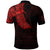 Viking Clothing Viking Odins Raven Tattoo Red Version Polo Shirt RLT12 - Wonder Print Shop