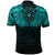 Custom Viking Polo Shirt Odins Celtic Two Ravens Cyan Version Polo Shirt RLT12 - Wonder Print Shop