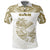 Custom Guam Rugby Polo Shirt Polynesian Patterns Gold Old LT16 - Wonder Print Shop