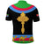 Eritrea Polo Shirt Cross Flag Camel Black LT13 - Wonder Print Shop