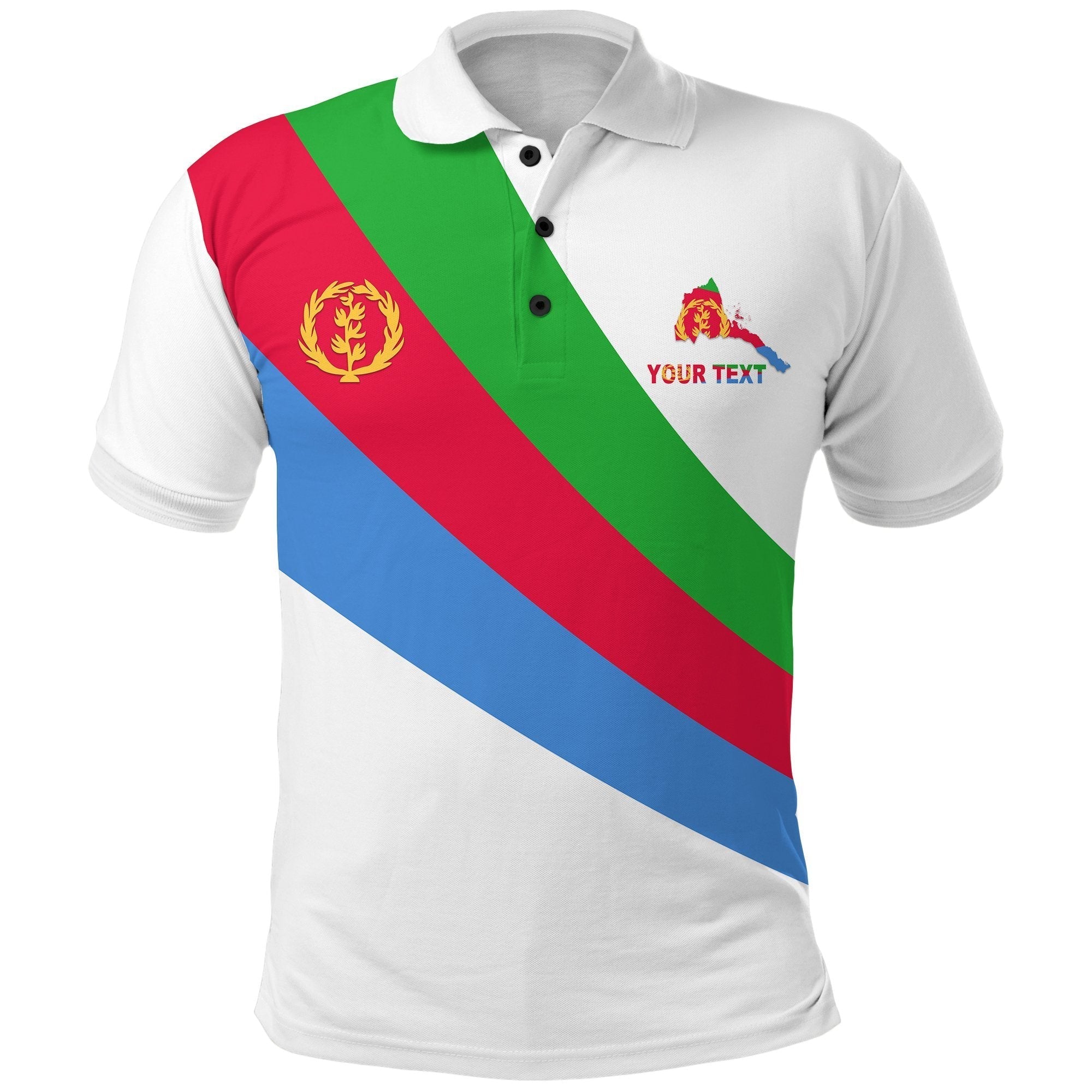 Custom Eritrea Special Flag Polo Shirt LT13 - Wonder Print Shop