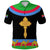 Eritrea Polo Shirt Cross Flag Camel Black LT13 - Wonder Print Shop