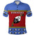 Custom Eswatini Independent Anniversary Polo Shirt Flag and Shield Swaziland LT13 - Wonder Print Shop