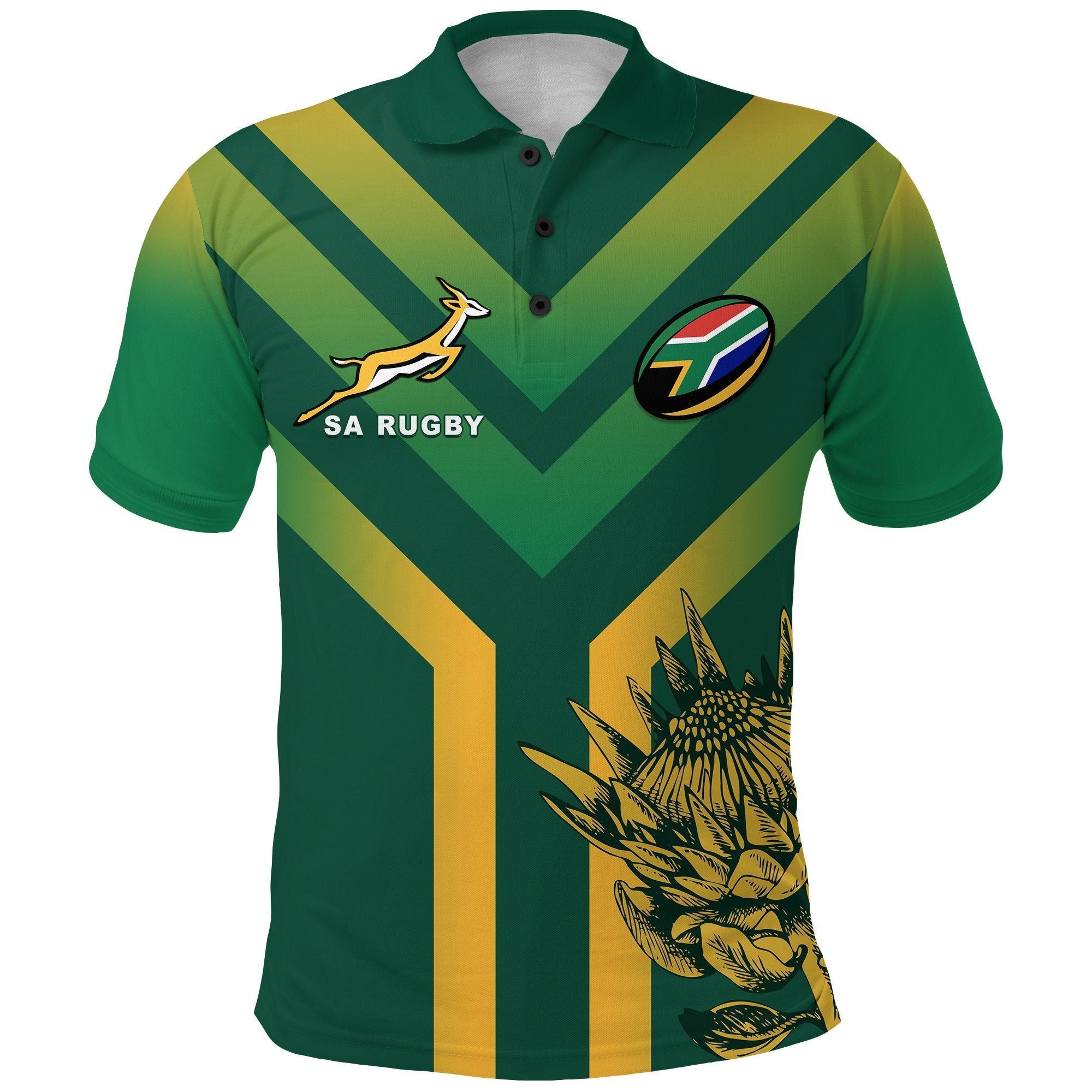 South Africa Rugby 2021 Polo Shirt Bokke Version Special LT13 - Wonder Print Shop