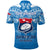 Samoa Rugby Toa Samoa Blue Style Polo Shirt LT2 - Wonder Print Shop