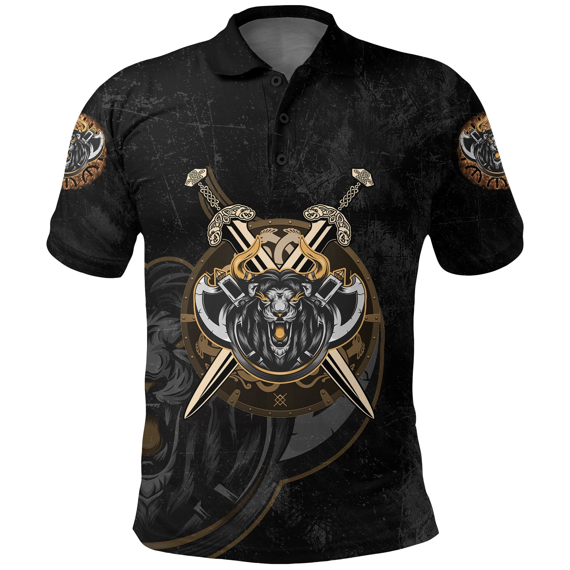 Viking Polo Shirt Viking Lion RLT12 - Wonder Print Shop