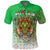 Custom Wales Viking Polo Shirt Dragon Style Green and White RLT12 - Wonder Print Shop