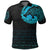 Viking Polo Shirt Fenrir Wolf Cyan RLT12 - Wonder Print Shop