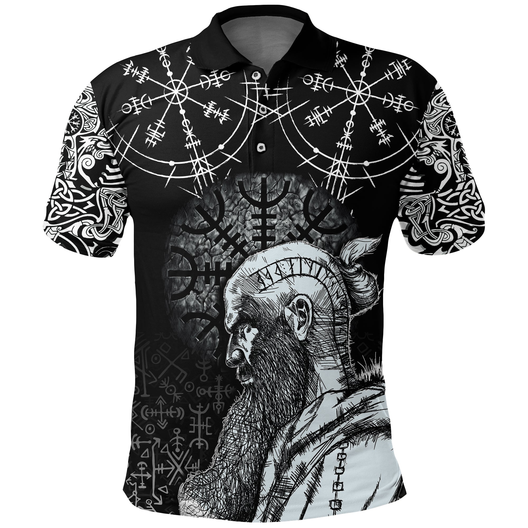 Viking Polo Shirt Floki RLT12 - Wonder Print Shop