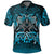 Viking Polo Shirt Othala and Raven Blue RLT12 - Wonder Print Shop