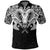 Viking Ram Skull Tattoo With Vegvisir and Valknut Polo Shirt RLT12 - Wonder Print Shop