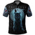 Viking Polo Shirt, Fenrir Viking Wolf and Moon RLT12 - Wonder Print Shop