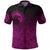 Viking Polo Shirt, Ethnic Odin Raven Pink RLT12 - Wonder Print Shop