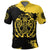 Viking Polo Shirt, Loki Bound Triskele Rune Gold RLT12 - Wonder Print Shop