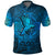 Viking Polo Shirt Raven Odin Celtic Cyan RLT12 - Wonder Print Shop