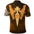 Viking Polo Shirt Gold Spear Of The God Odin Gungnir and Two Gold Ravens RLT12 - Wonder Print Shop