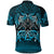 Viking Polo Shirt Othala and Raven Blue RLT12 - Wonder Print Shop