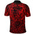 Viking Polo Shirt Valknut and Dragon Tattoo Red RLT12 - Wonder Print Shop