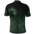 Viking Polo Shirt, Ethnic Odin Raven Green RLT12 - Wonder Print Shop