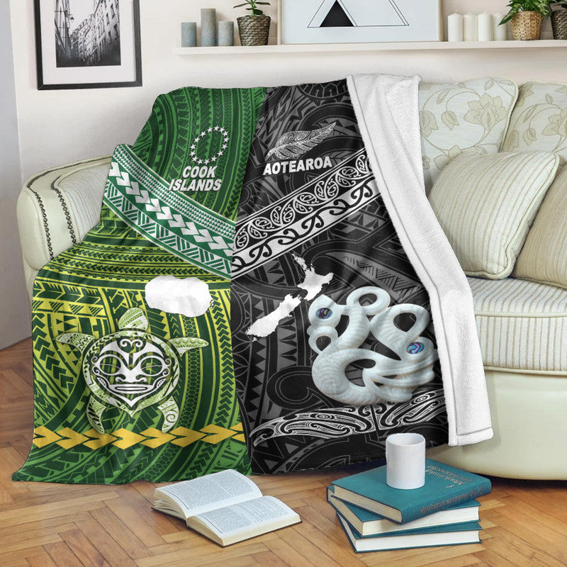 new-zealand-and-cook-islands-premium-blanket-together-black