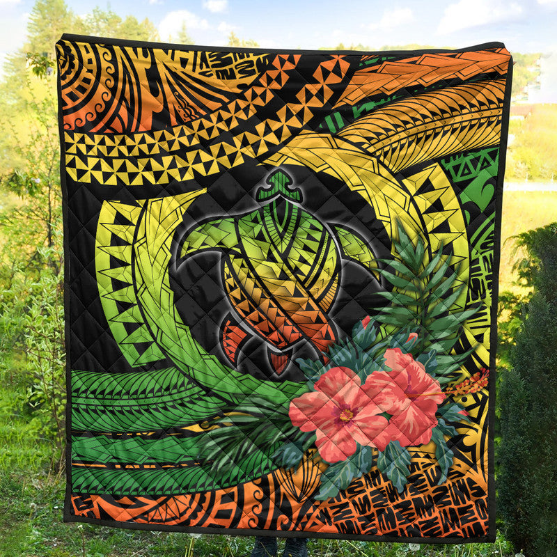 polynesian-turtle-premium-quilt-circle-turtle-hibiscus-reggae