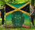 Jamaica Premium Quilt Blanket Rastafari Lion Mix Kente - Wonder Print Shop