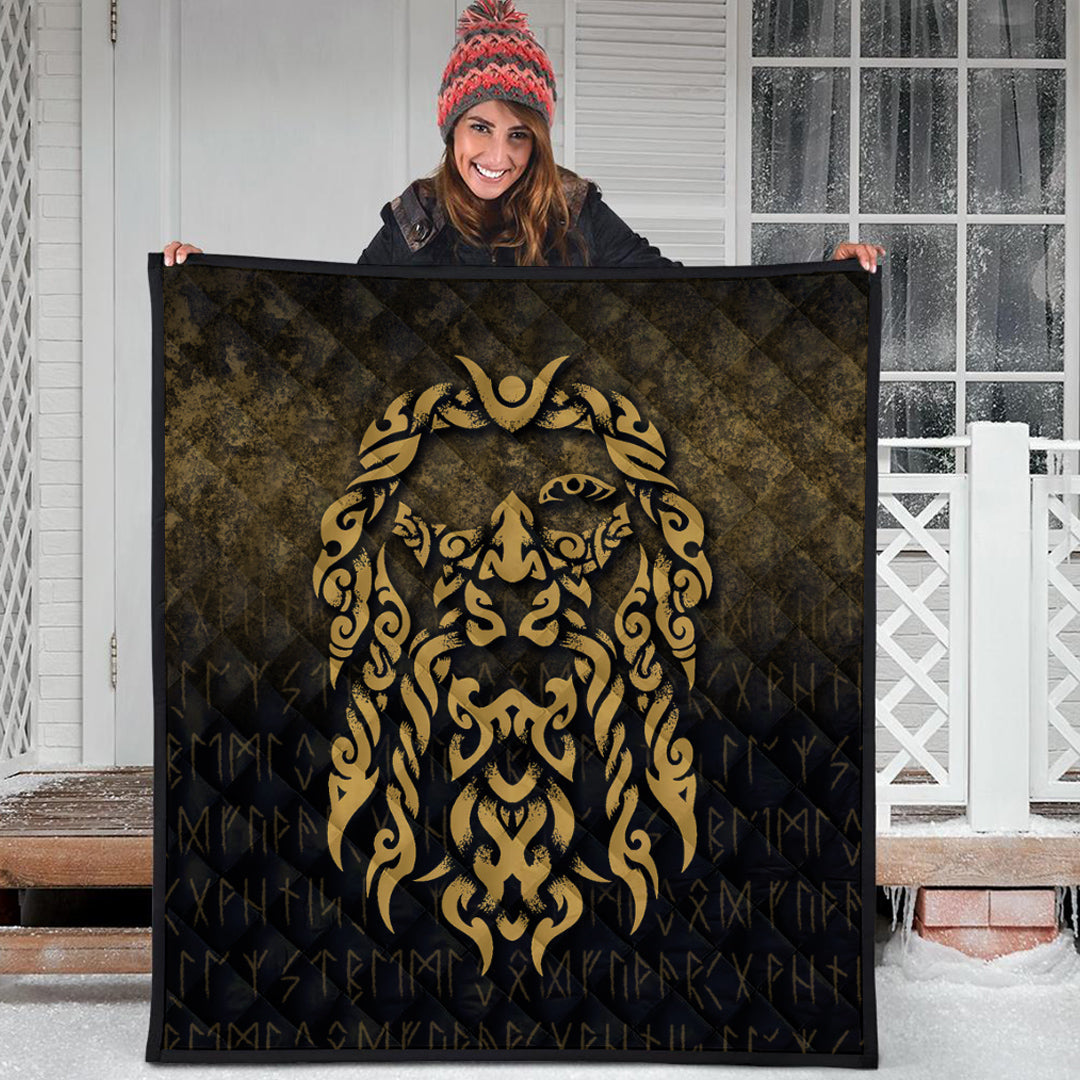 viking-quilt-viking-god-odin-allfather-in-asgard-raven-god-gold-version-quilt