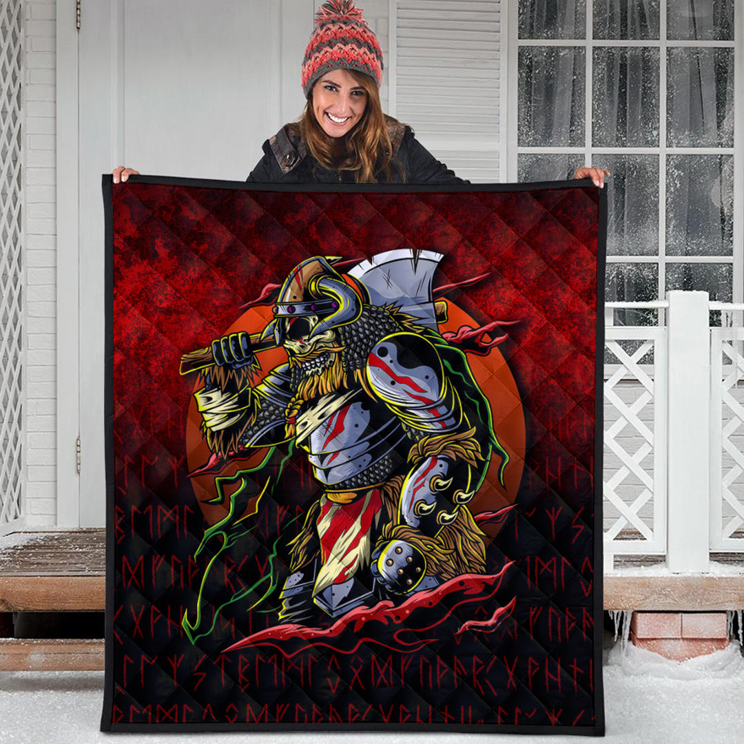 viking-quilt-samurai-viking-warrior-ronin-berserk-armor-axe-quilt