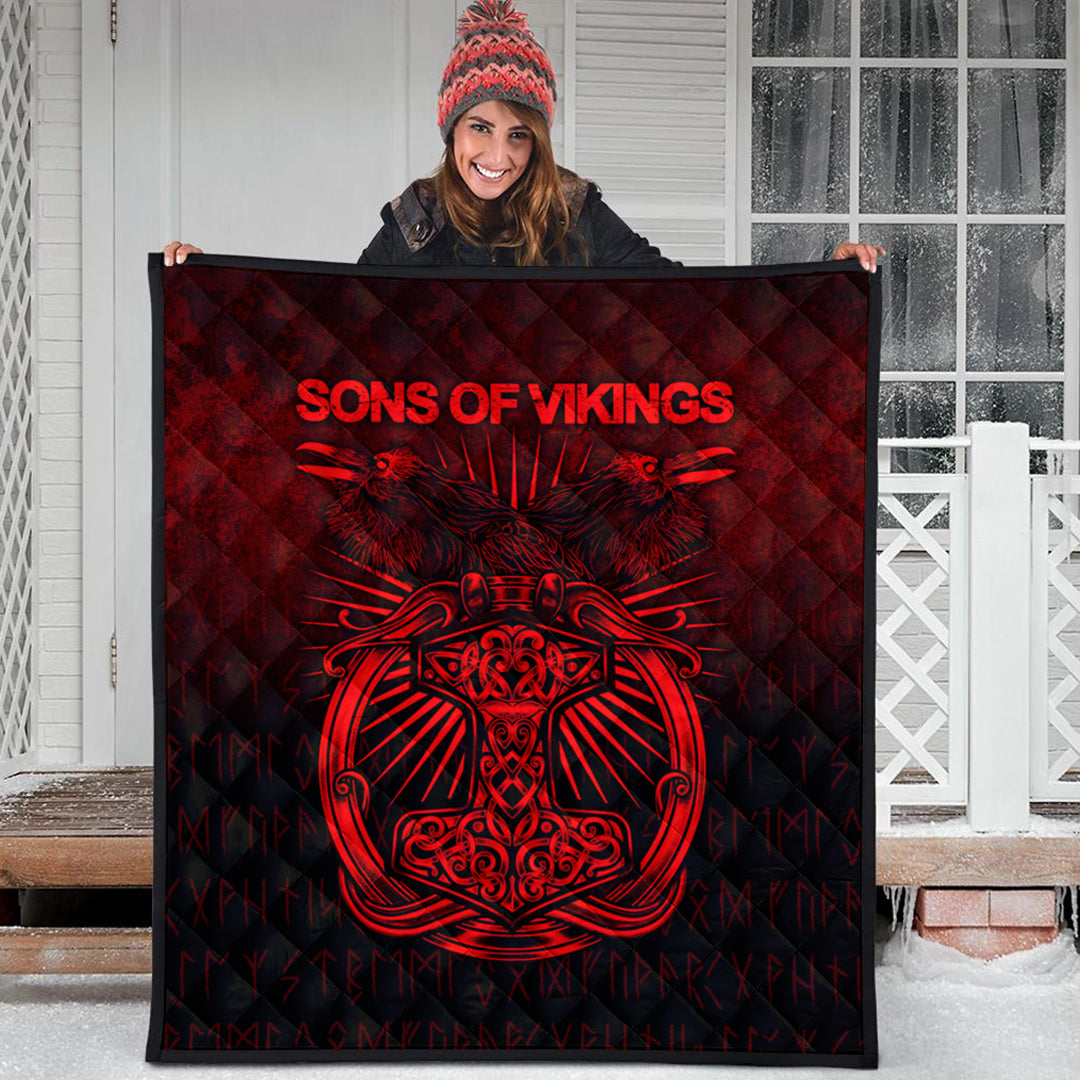 viking-quilt-vikings-ravens-mjolnir-red-version-quilt