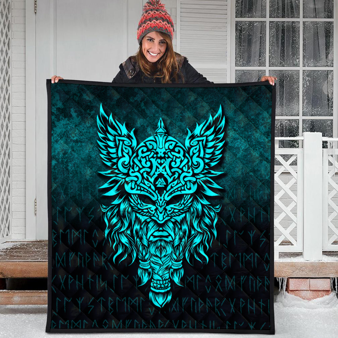 viking-quilt-odin-the-allfather-asgard-god-and-chief-of-aesir-cyan-version-quilt