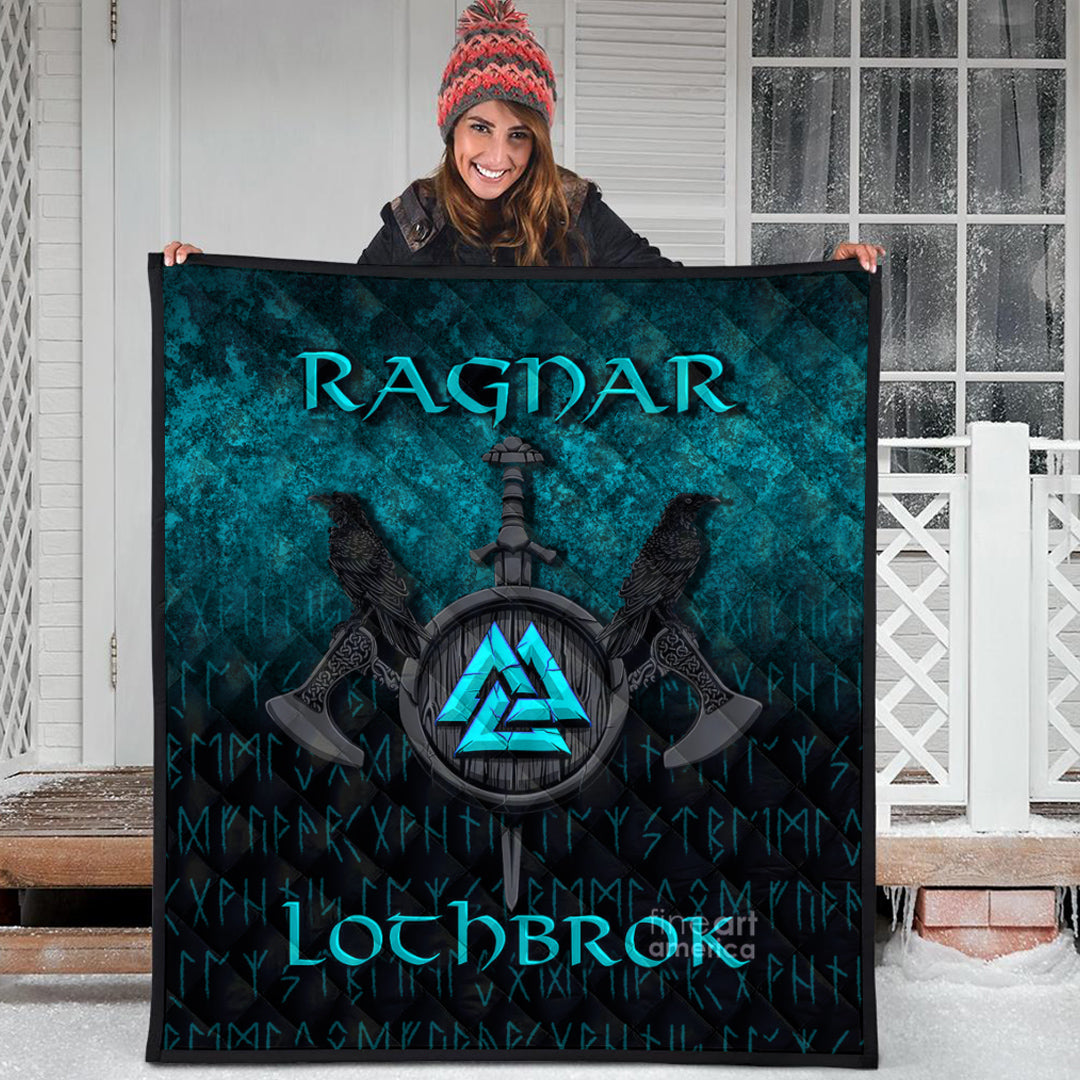 viking-quilt-ragnar-lothbrok-ragnar-lodbrok-viking-warrior-cyan-version-quilt