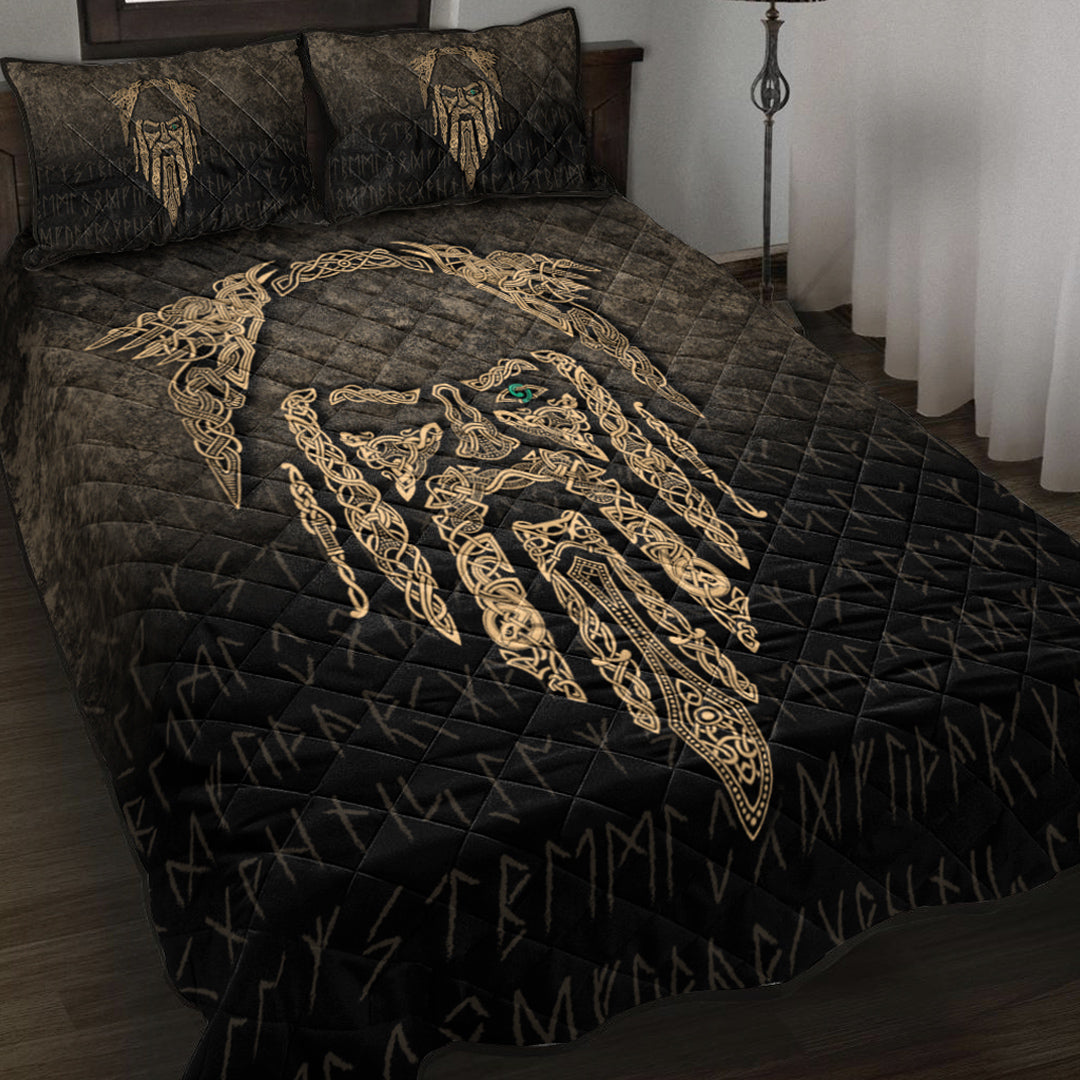 viking-quilt-bed-set-eye-of-odin-gold-version-quilt-bed-set