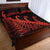 New Zealand Rugby Maori Quilt Bed Set Silver Fern Koru Vibes Red LT8 - Wonder Print Shop