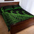 New Zealand Rugby Maori Quilt Bed Set Silver Fern Koru Vibes Green LT8 - Wonder Print Shop