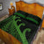 New Zealand Rugby Maori Quilt Bed Set Silver Fern Koru Vibes Green LT8 - Wonder Print Shop