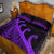 New Zealand Rugby Maori Quilt Bed Set Silver Fern Koru Vibes Purple LT8 - Wonder Print Shop