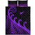 New Zealand Rugby Maori Quilt Bed Set Silver Fern Koru Vibes Purple LT8 - Wonder Print Shop