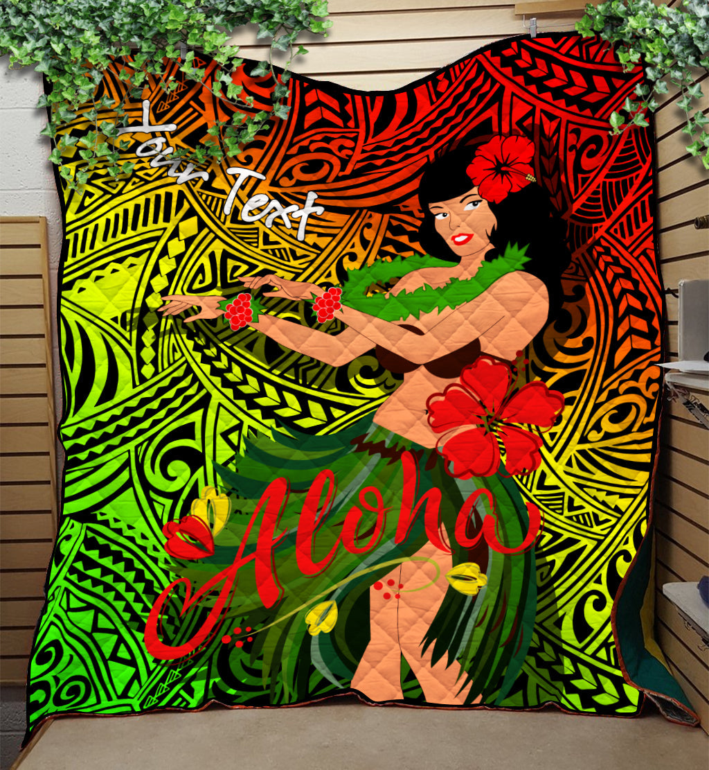 custom-personalised-hawaii-hula-girl-reggae-quilt