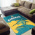 Bahamas Area Rug Blue Marlin With Bahamian Coat Of Arms - Wonder Print Shop