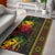 Ethiopia Lion Reggae Area Rug Ethiopian Cross LT13 - Wonder Print Shop