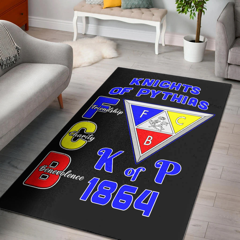 Knights of Pythias Area Rug Since 1864 Simple Style LT13 - Wonder Print Shop