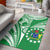 Cook Islands Tatau Area Rug Symbolize Passion Stars Version Green LT13 - Wonder Print Shop