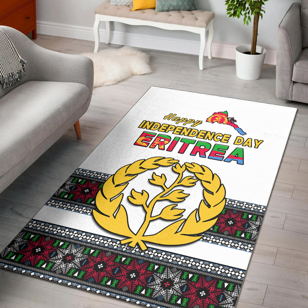 Eritrea Cross Area Rug Independence Day Proud Eritrean LT13 - Wonder Print Shop