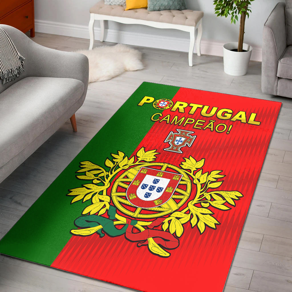 Portugal Football 2022 Area Rug Style Flag Portuguese Champions LT13 - Wonder Print Shop