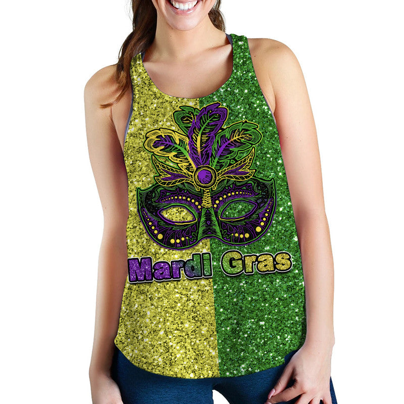 Mardi Gras Women Tank Top Colorful Style LT6 - Wonder Print Shop